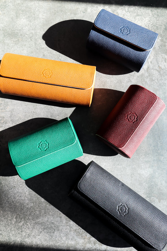 All about our luxury leather watch rolls